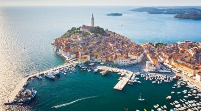 Der Hafen Rovinj gehört wie der Hafen Pula zu den Marinas in Istrien