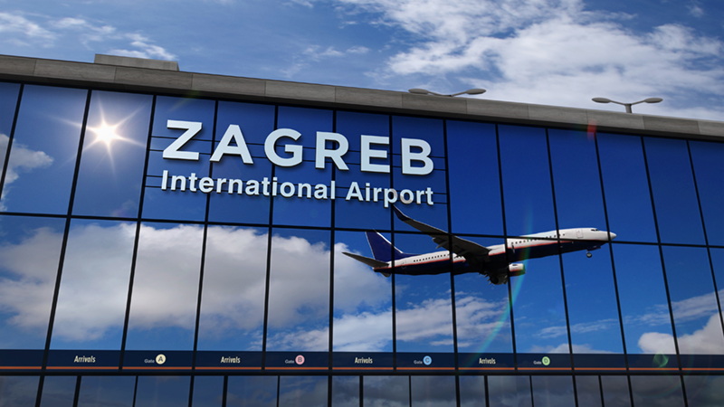 Hauptstadt Kroatien Zagreb Flughafen