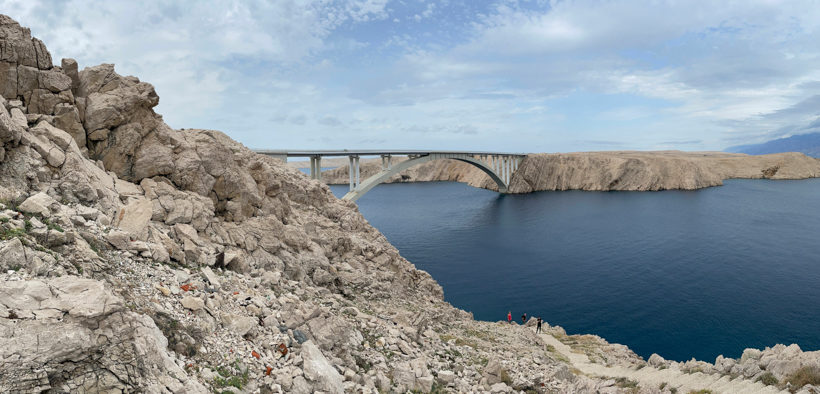 Ruine "Fortica" bei der Pag-Brücke