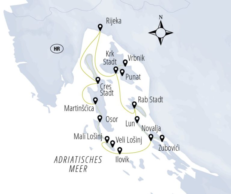 RB Route, Routenkarte