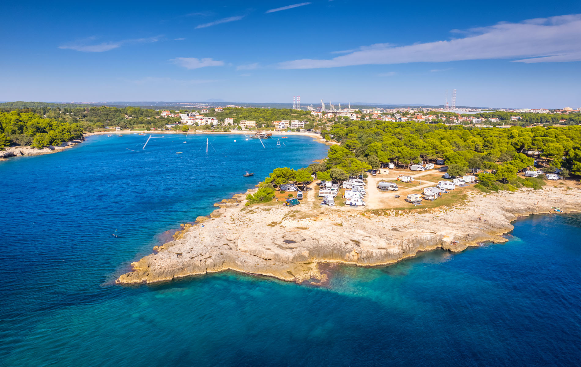 Arena Stoja Natur und Komfort in Pula Istrien Camping