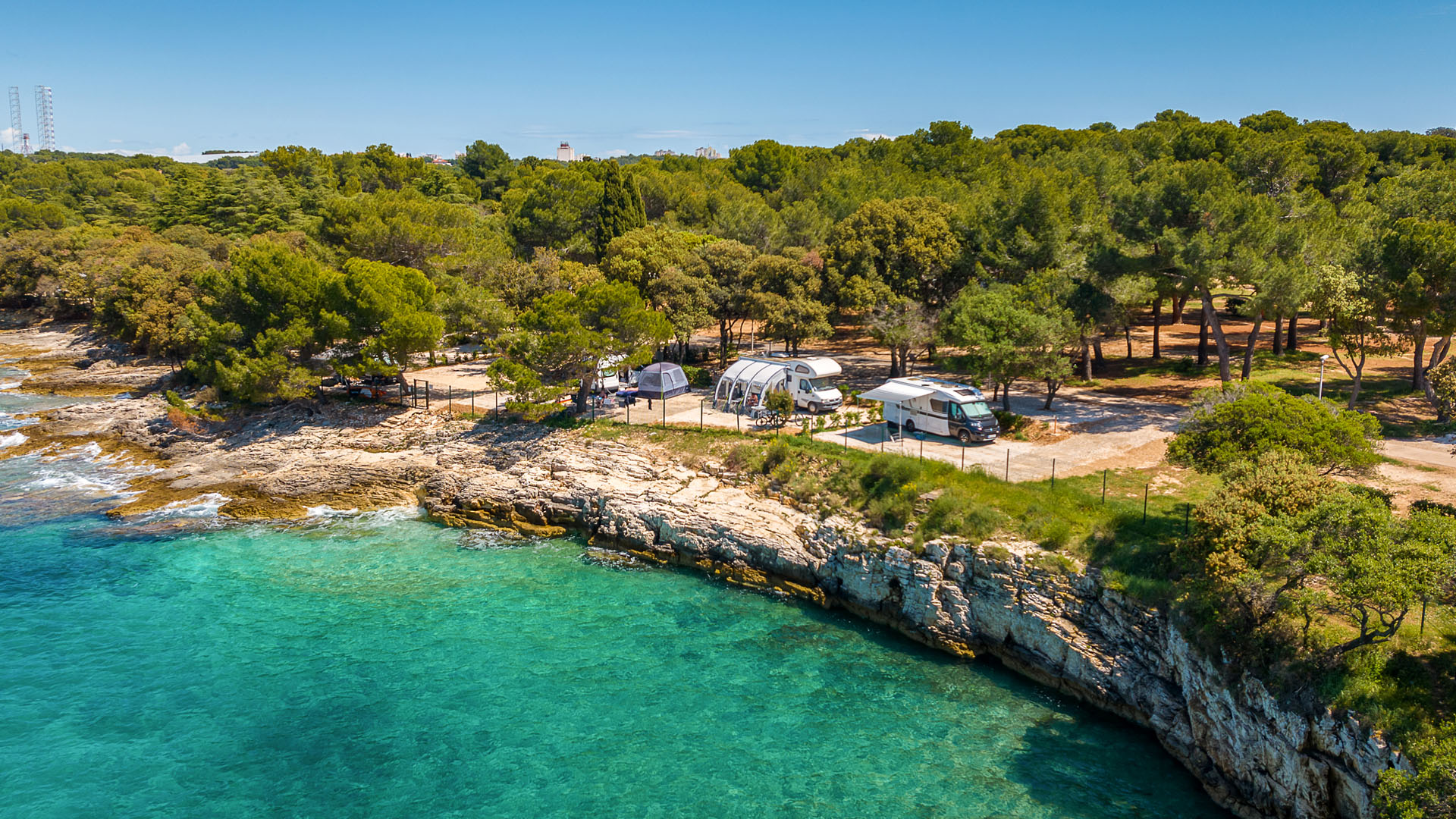 Arena Stoja Natur und Komfort in Pula Istrien Camping