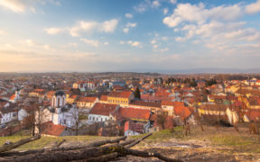 Panoramablick in Požega