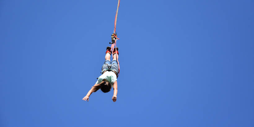 Bungee jumping in Kroatien