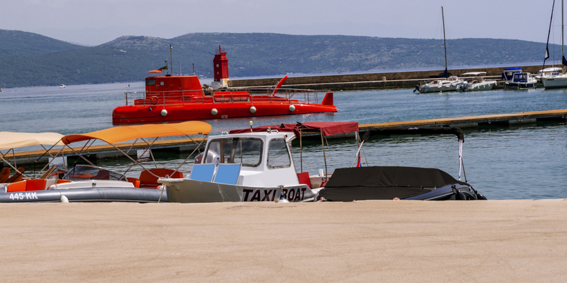 U-Boot durch die Kvarner Bucht