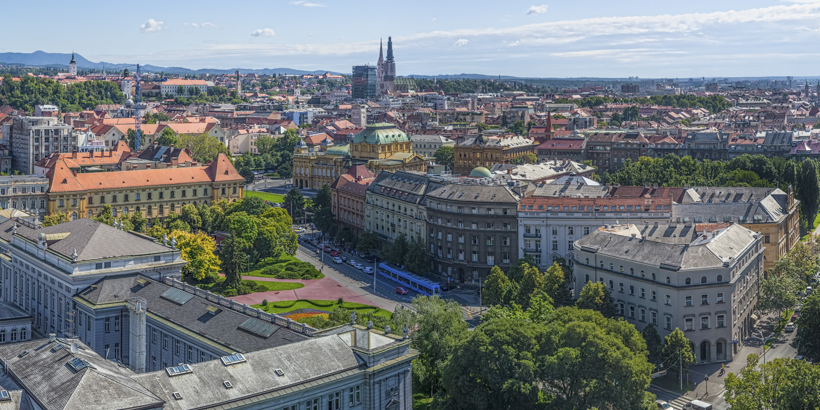 Jelačić Platz in Zagreb