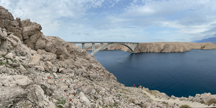 Ruine "Fortica" bei der Pag-Brücke