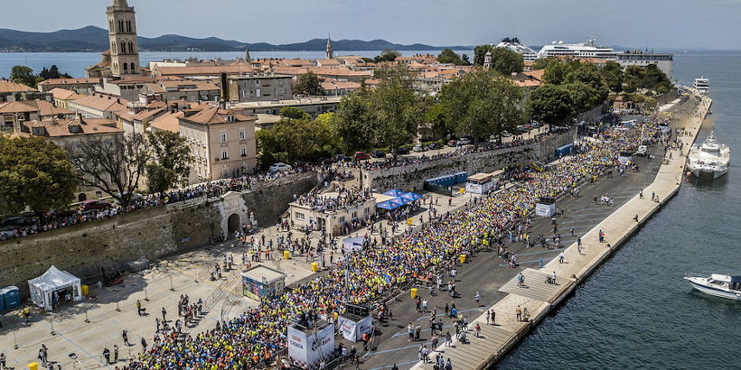 Läufer in Zadar beim Wings for Life World Run - Ausnahmelauf Wings for Life 2020