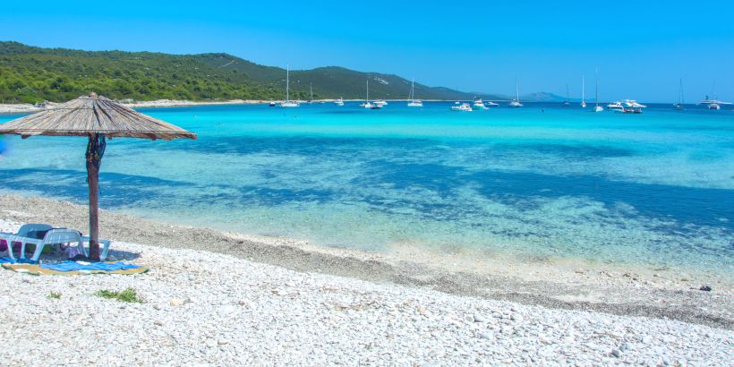 Top-Strände in Dalmatien Dugi Otok Sakarun Sandstrand