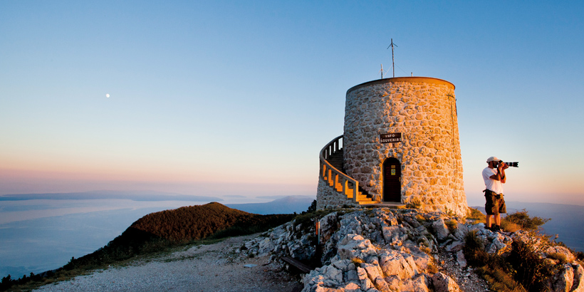 Wandern in Kroatien Gipfel kvarne opatija riviera