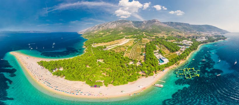 Zlatni rat top-Strand Insel Brač Ort Bol