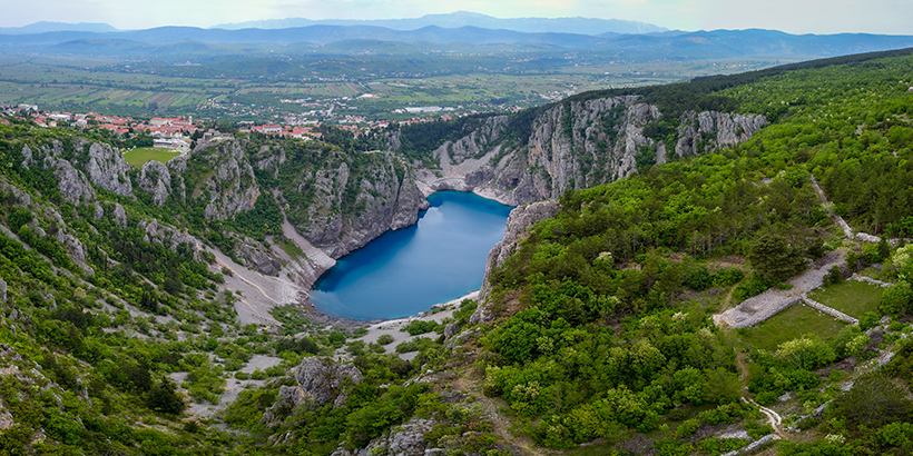 Blauer See in Imotski, Foto Shutterstock