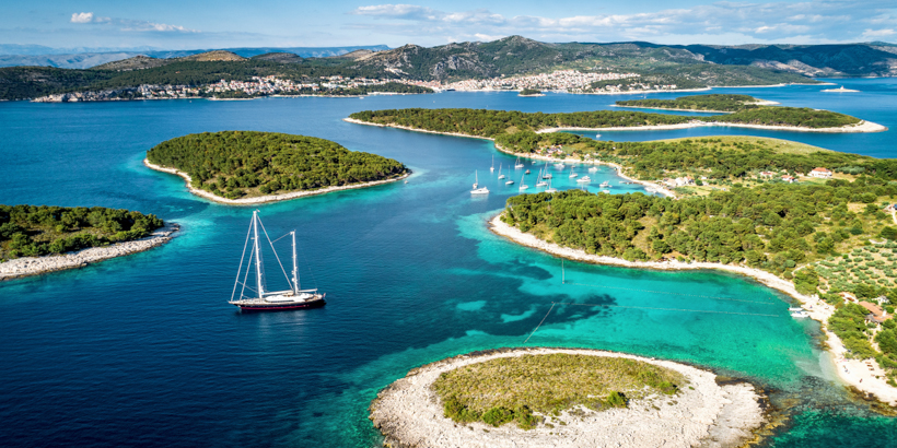 Segeldestinationen in Kroatien